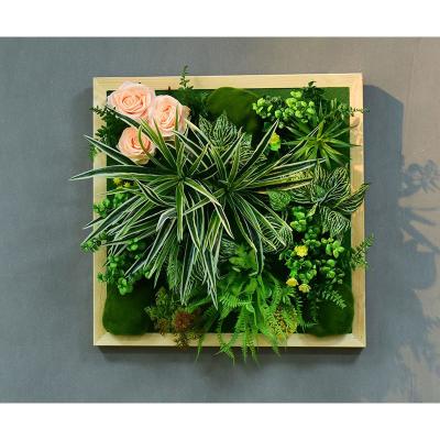 China Eco-friendly Potted Plant Wall Decoration For Mini Flowers Decor And Grass Green Succulent Home Potted Plants From Pots To Large Artificial for sale