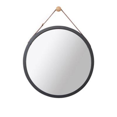 China 2021 New Small Size Modern Personal Standing Mirror 2021 Bamboo Mirror With Storage Compartment for sale