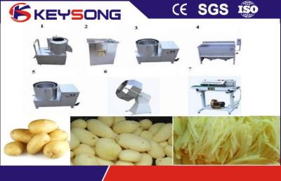 China 200 kg/h Fresh Potato Chips Processing Machine 126kw KS-70 for sale