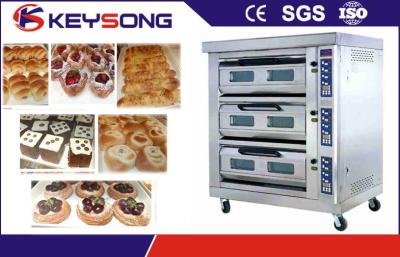 China 60 - 400kg Automatic Bakery Machine Electric Cake Deck Baking Oven for sale