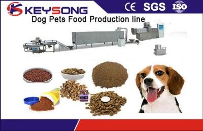 China Dry Pet Feed Processing Machinery , Pet Dog Food Extrusion Machine for sale