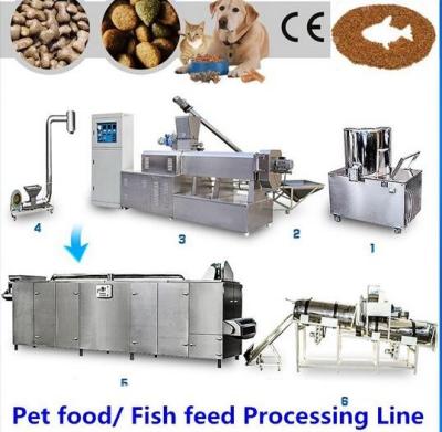 China Full Automatic Dry Food Making Machine Dog Food Processing Line for sale