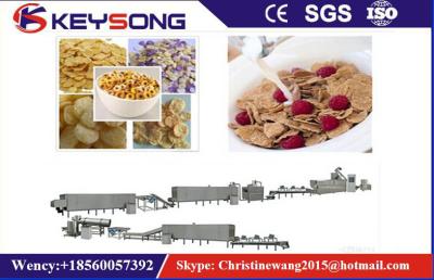 China High Automatic Corn Flake Making Machine , Breakfast Cereal Processing Line for sale