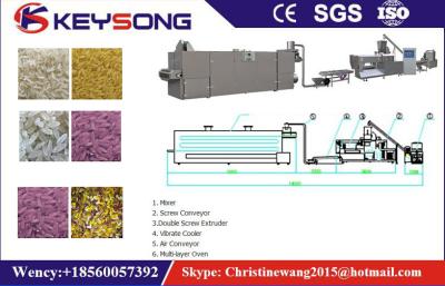 China Doppelschrauben-künstlicher Reis, der Maschine, goldene Reis-Produktlinie herstellt zu verkaufen