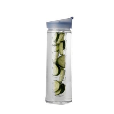 China Tritan Juice Bottle Plastic Fruit Infuser BPA FREE Sustainable Water Bottle 850ML for sale