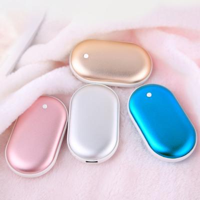 China Mini Pocket Power Bank 2 in 1 Fast Rechargeable Warmer Winter Support Charging Double Side Heating for sale