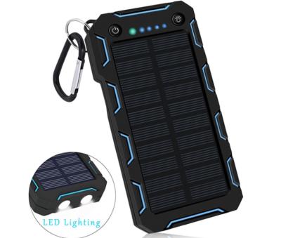 China Best selling new fast releases mini solar powerbank support charge for sale