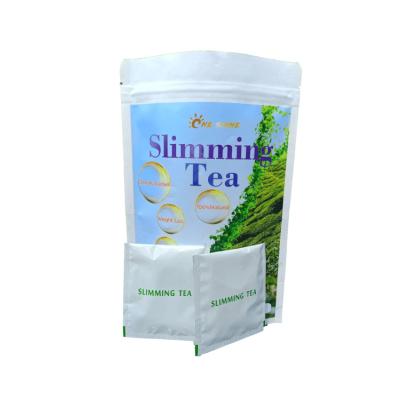 China Hot selling organic decaffeinated tea private label decaffeinated slimming teas detox weight loss slim herb tea for sale