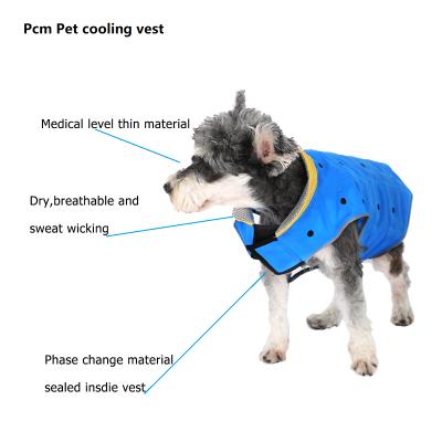 China PCM Viable Hot Sale Pet Cooling Dog Clothes Warm Conditions Cooling Ice Vest For Dogs Pets Summer for sale