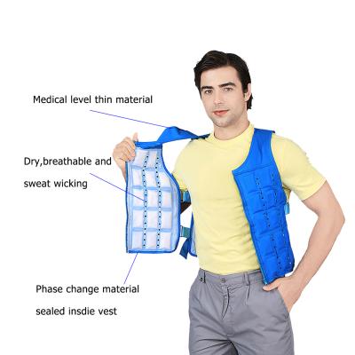 China Keep the body 20-28â „ ƒ (68-82„‰) and last a long cool at 4-10 hours. Top Selling Temperature Controlled Refrigeration Cooling Vest For Summer Personal Cooling Clothes For Work for sale