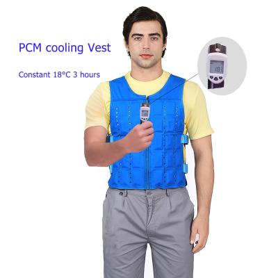 China Keep the body 20-28â „ ƒ (68-82„‰) and last a long cool at 4-10 hours. Top Selling Refrigeration Temperature Controlled Techniche Personal Cooling Vest Under Armor for sale