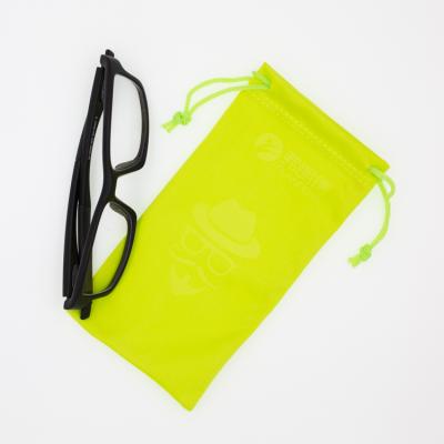 China Protect Glasses Customized Embossed Color Printing Microfiber Sunglasses Pouch for sale