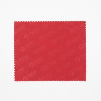 China Custom Logo Embossed Print Glass Microfiber Cleaning Glass Cleaning Cloth for sale