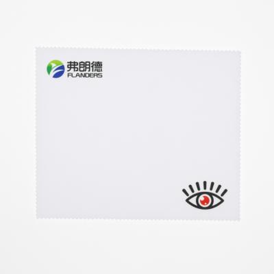 China Cheap Cleaning Glasses Rate Custom Logo Print Microfiber Eyeglasses Eye Glass Cleaning Cloth for sale