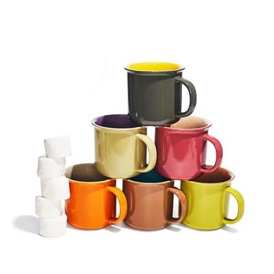 China Viable Design Unique Modern European Fancy Porcelain Style Funny Coffee Mugs With Handle for sale