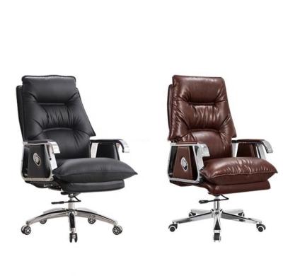 China Guangdong Office Furniture Factory Adjustable Open Space High Back (Height) Brown Office Chair for sale