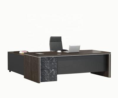 China Latest Design Convertible Modern Cheap Executive Desk New Office Furniture MDF Price Desk L Shaped Table for sale