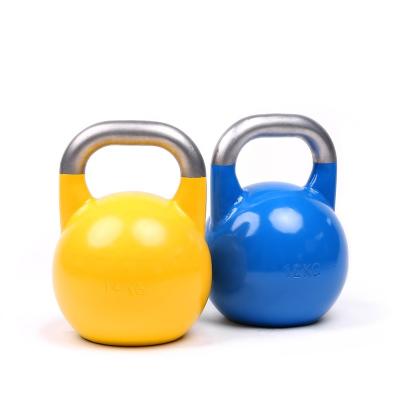 China Precision Casting Steel Colored Steel Power Training Competition Kettlebell for sale