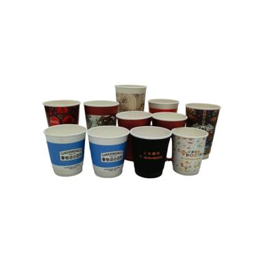 China Embossed Food 16oz 390cc Paper Bowl Double Wall Kraft Paper Cups for sale