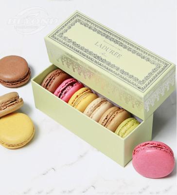 China Bulk Chocolate Cookies Macaron Food Gift Boxes Paper Packaging For Valentine Wedding Souvenirs for sale