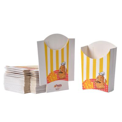 China Custom Recyclable French Fries Carton Food Package Boxes Packaging for sale