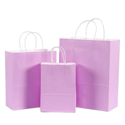 China Holographic Paper Bulk Paper Shopping Bags For Snack Packaging Brown Kraft Paper for sale