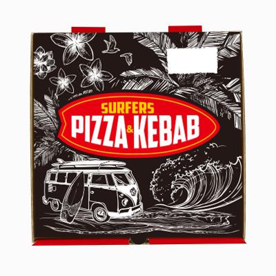 China Food Packaging Carton 14 Inch Pizza Boxes Individual Packing Matt Lamination for sale