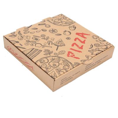 Cina Cartone carta stampata scatole per pizza confezioni pieghevoli personalizzate 16x16 in vendita