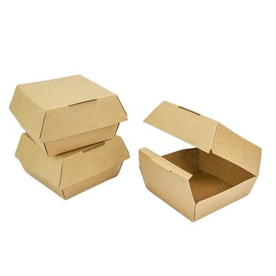 China Reusable Plain Potato Chip Burger And Fries Boxes Packaging Custom for sale