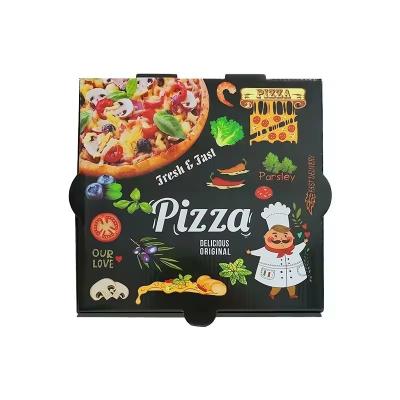 China Öko-freundliche Pappe starre 10 Zoll Pizza-Boxen Flatbread ODM zu verkaufen