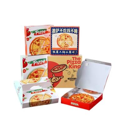 China Biodegradable Kraft Paper Takeout Bulk Pizza Boxes 6 7 8 9 10 Inch Recycled Parcel for sale