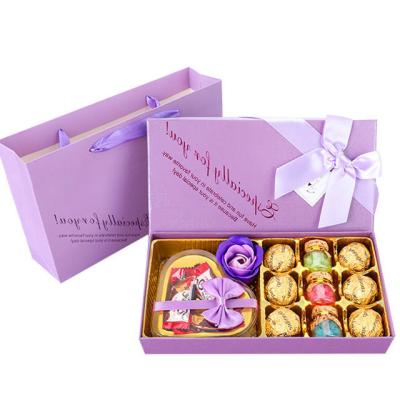 China Chocolate Truffle Corrugated Festival Gift Boxes For Valentine'S Day for sale