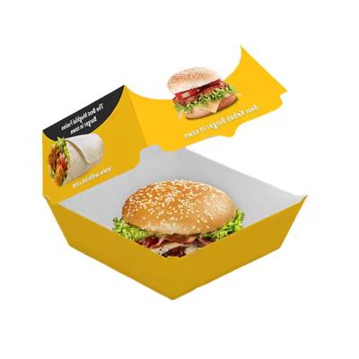 China Custom Printed Burger Boxes Wholesale | Compostable Disposable Food Packaging Boxes for Restaurants & Catering for sale