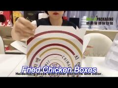disposable paper pizza hamburger fried chicken boxes for takeaway customized