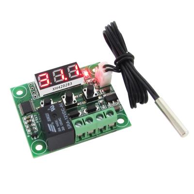 China XH-W1209 Thermo Switch Controller DC 5V 12V 24V LED Digital Thermostat Temperature Control Thermometer Module with NTC Sensor 48(l)*40(w)*14(d)mm for sale