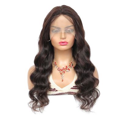 China Good texture can keep long time body wave 13*4 curly lace front long full head set hair piece T lace wig 100% human hair lace Front Wig for sale