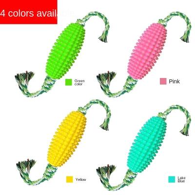 China 2021 Viable Stick Bestselling Molar Pet Toy Molar Pet Rope Corn Toys Amazon Cleaning Toothbrush for sale