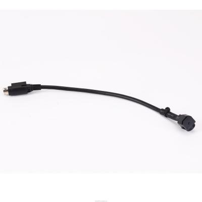 China COMPUTER Factory Customized Cable Connector 3 Pin Mini DIN Video Cable 3P Male To Female 3P Extension Cable Assembly for sale