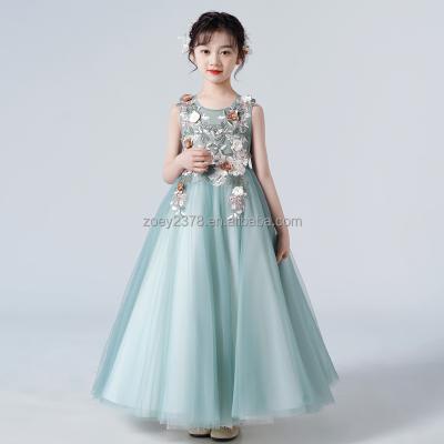 China Anti-wrinkle luxury children's dress high order princess Girl Dress for sale