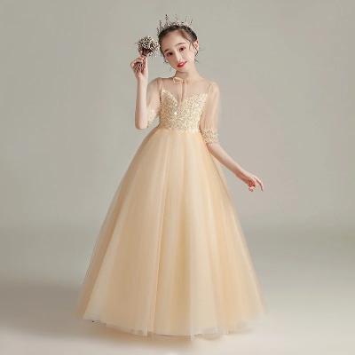 China Anti-wrinkle Girls' Piano Performance Dress Princess Dress for sale