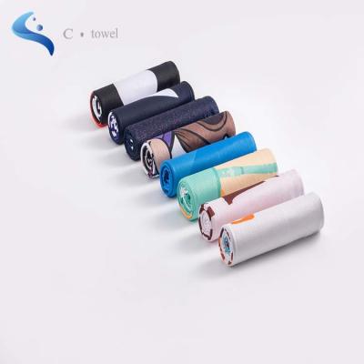 China Child-Proof Made in China sports gym Microfiber Towel super absorb soft ice cooling beach towel for sale