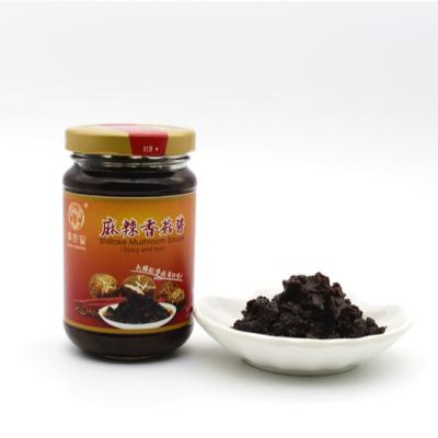 China Chili Sauce Natural Chinese Spicy Natural Sauce and Hot Spicy Shiitake Mushroom Sauce for sale