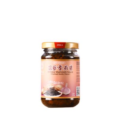 China Spicy Garlic Flavor Shiitake Hot Chinese Crushed Mushroom Sauce for sale