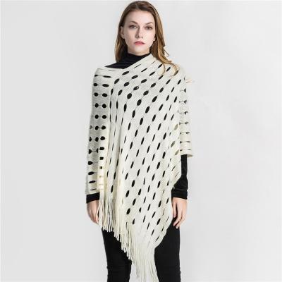 China New Arrival 2018 Fall And Winter Fashion Shredded Shawl Cape DB08071002 for sale