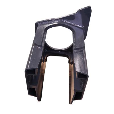 China Machinery Repair Shops PC200-240-8 Excavator Parts Of Tensioning Oil Cylinder Track Frame Idler And Cushion Plate Welded Bracket for sale