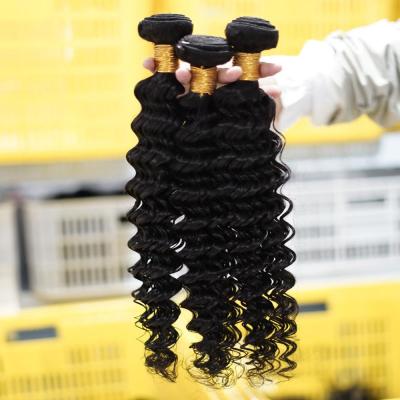 China Deep Wave Xuchang Hair Factory 10A 40 Inch Peruvian Virgin Hair, Peruvian Hair Bundle, Peruvian Straight Bone Hair Extension for sale