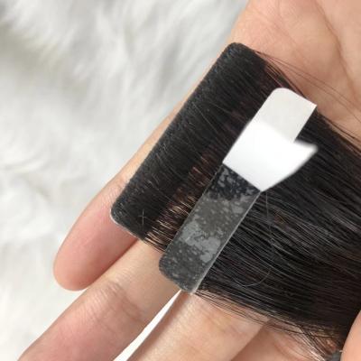 China European Human Invisible Pulled Remy Hair Hand Tied Double Weft Natural Silky Straight Skin Wave Tape Hair Extension Tape In Hair for sale