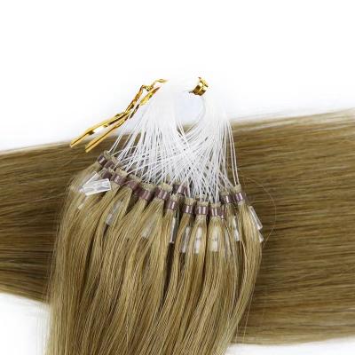 China Double Unprocessed Straight Remy Micro Loop Ring Pulled Silky Straight Wave Ombre Remy Human Hair Custom Mini 100% Remy Hair Micro Ring Extension for sale