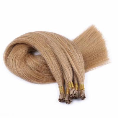 China Silky Straight Wave I Tip Extension Dark Brown, 100% Remy Extensions, Remy I Tip Hair Natural Prebonded I-Tip Hair Extension for sale