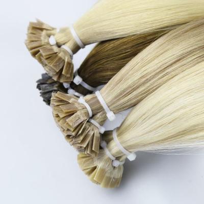 China Wholesale Hot Selling Italian Silky Straight Wave Keratin Pre Bonded Flat Remy Double Drawn u Tip Hair Extensions i Tip Hair Extension for sale